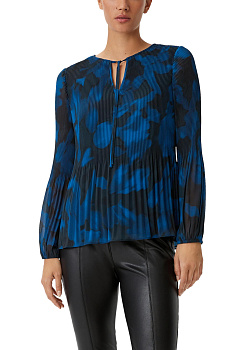 Шифоновая блуза-плиссе Comma