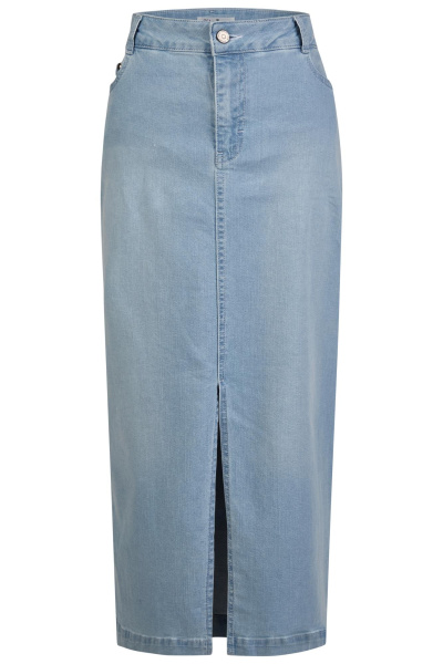 Джинсовая юбка с разрезом спереди Barbara Lebek