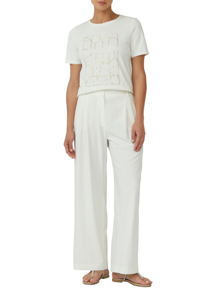 Футболка с блестящим принтом спереди S.Oliver 