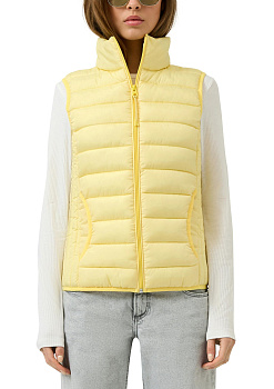Желтый стеганый жилет QS by S.Oliver