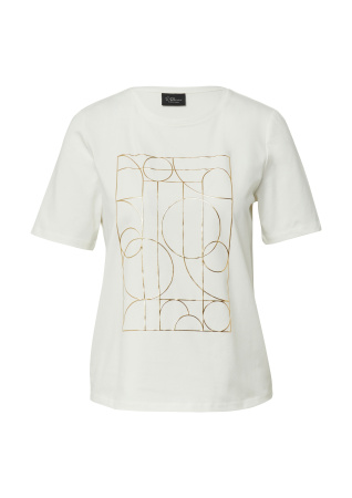 Футболка с блестящим принтом спереди S.Oliver 