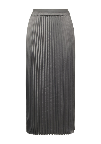 Атласная юбка-миди в складку с эластичным поясом S.Oliver