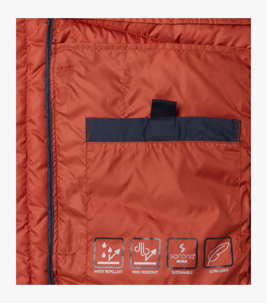 Стеганый жилет темно-синего цвета Casa Moda