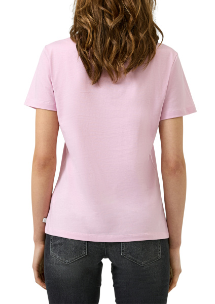 Хлопковая футболка с коротким рукавом QS by S.Oliver