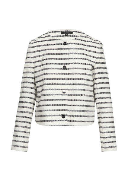 Жакет-букле в тонкую полоску Comma