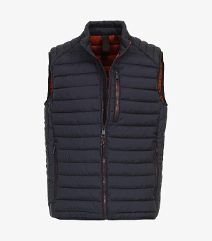 Стеганый жилет темно-синего цвета Casa Moda