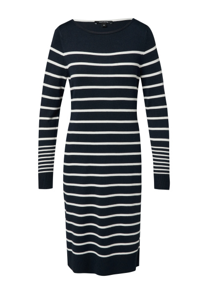 Трикотажное платье в полоску Comma