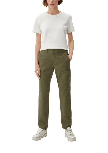 Классические чиносы оливкового цвета S.Oliver