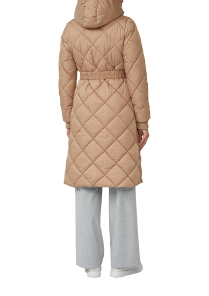 Стеганое пальто со съемным капюшоном и застежкой-молнией S.Oliver