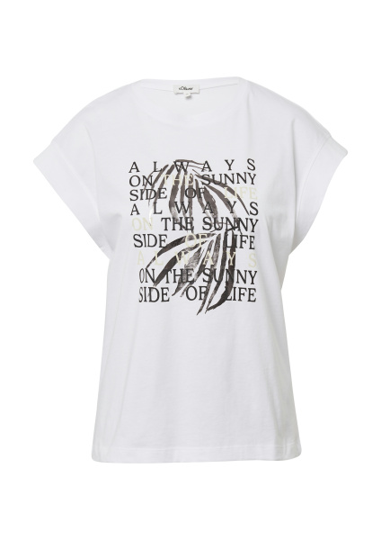 Футболка с принтом S.Oliver 