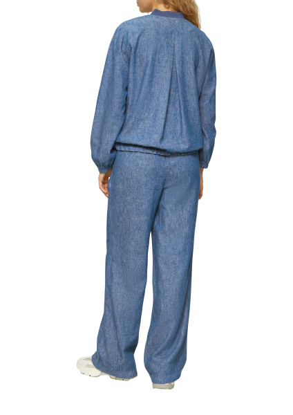 Летняя куртка-бомбер из льна в джинсовом стиле S.Oliver