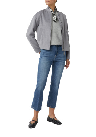 Базовая хлопковая футболка серго цвета Comma