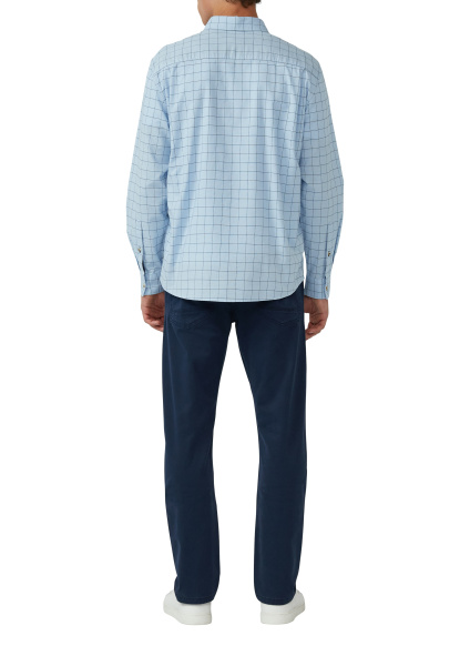 Хлопковая сорочка в клетку S.Oliver