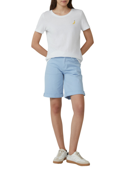 Хлопковая футболка с мини-вышивкой S.Oliver 