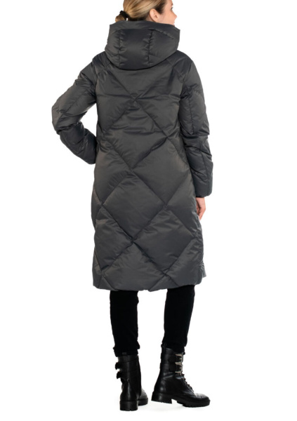 Пуховик Assol графитового цвета  Avi