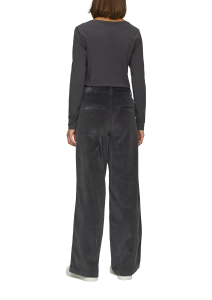 Широкие брюки из микровельвета S.Oliver