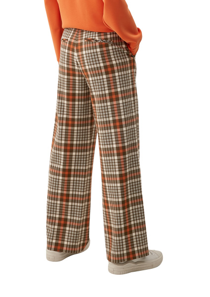 Широкие брюки в клетку S.Oliver