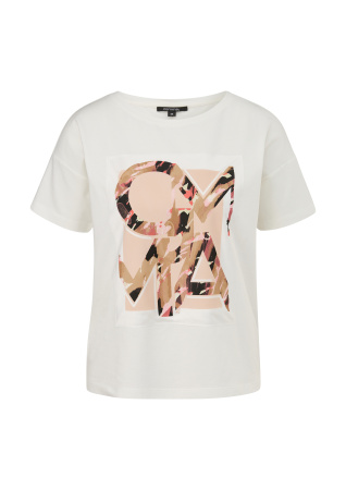 Футболка с эффектным принтом Comma 