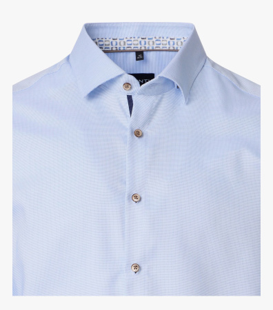 Бизнес-сорочка голубого цвета приталенная modern fit Venti