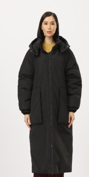 Пальто зимнее черного цвета GORDA Maritta