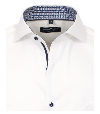 Белая бизнес-сорочка Modern fit Casa Moda