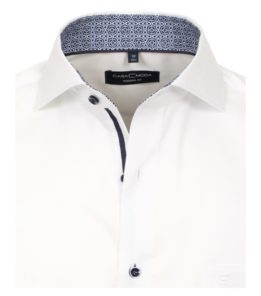 Белая бизнес-сорочка Modern fit Casa Moda