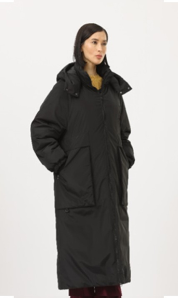 Пальто зимнее черного цвета GORDA Maritta