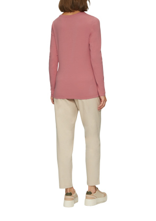 Лонгслив кралового цвета из хлопка S.Oliver