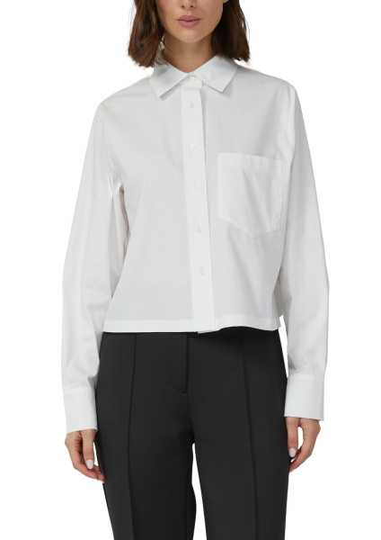 Укороченная блуза из поплина S.Oliver