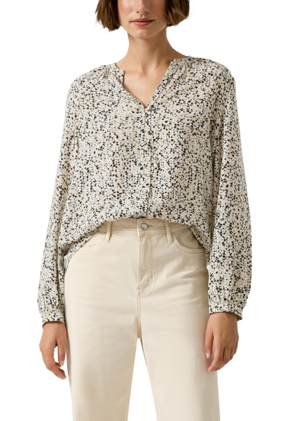 Блуза из вискозы с V-вырезом S.Oliver