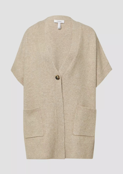 Пончо с застежкой на пуговицу Comma