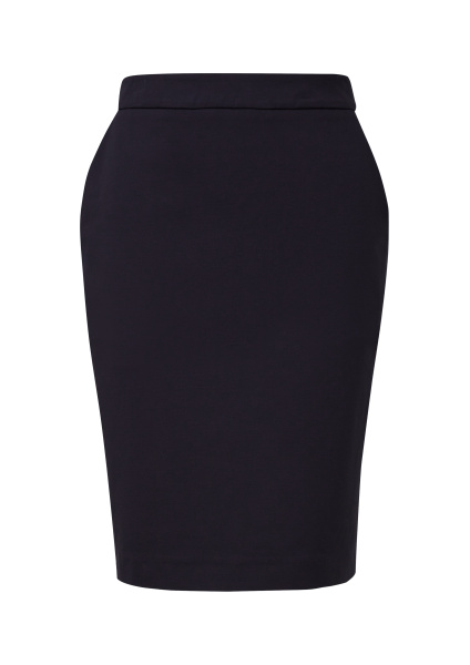 Офисная юбка темно-синего цвета Comma