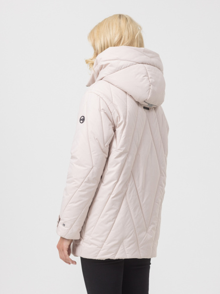 Куртка демисезонная молочного цвета SIARA Maritta