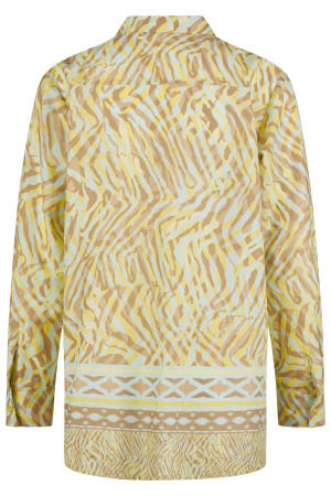 Удлиненная хлопковая блуза на пуговицах Barbara Lebek