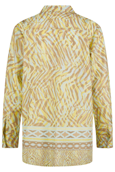 Удлиненная хлопковая блуза на пуговицах Barbara Lebek