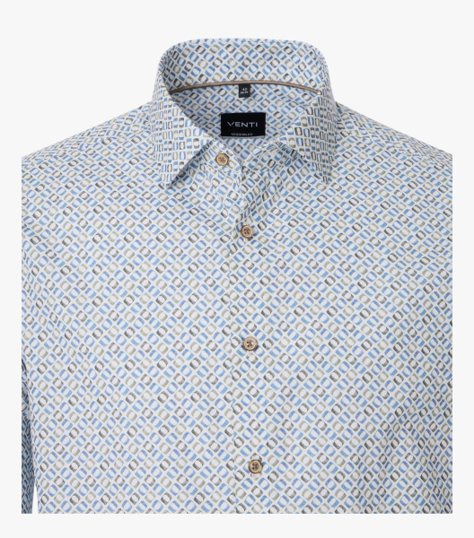 Cорочка с принтом приталенная modern fit Venti