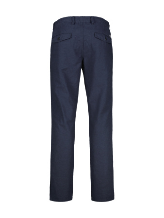 Брюки-чиносы из хлопка со льном Lerros