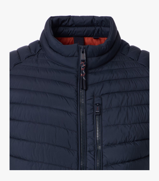 Стеганый жилет темно-синего цвета Casa Moda