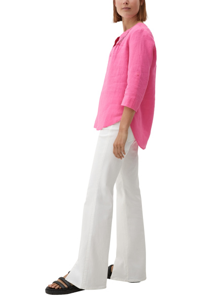 Льняная блузка с защипами S.Oliver