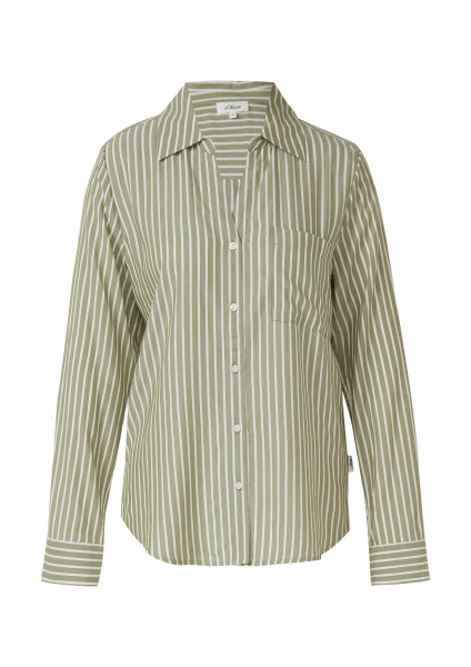 Легкая блуза из вискозы в полоску S.Oliver