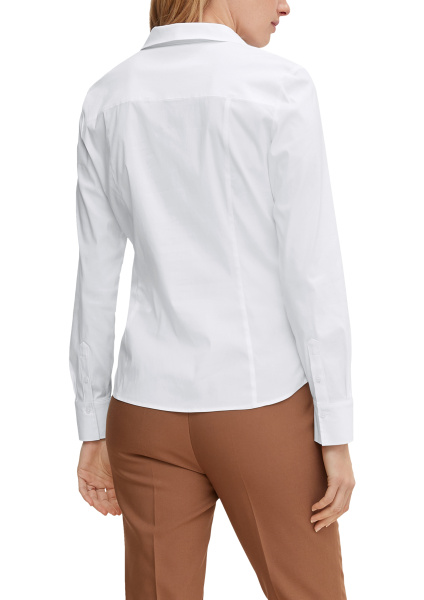 Белая классическая блуза Comma