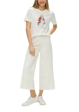 Футболка со стильным принтом S.Oliver