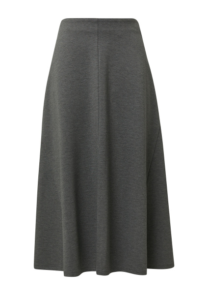 Расклешенная юбка миди из трикотажа интерлок S.Oliver