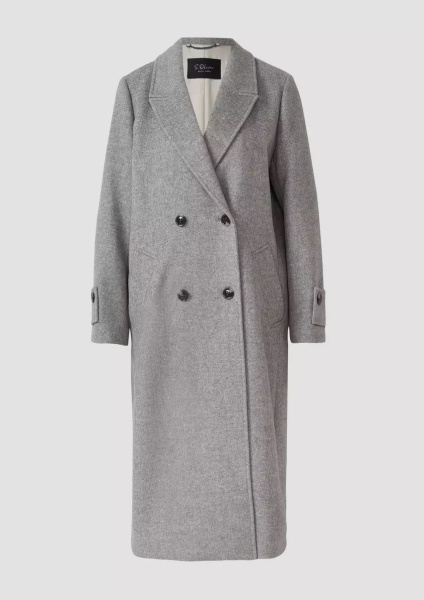 Классическое пальто с шерстью в составе S.Oliver
