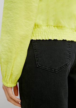 Блуза цвета лайм на резинке CommaCi