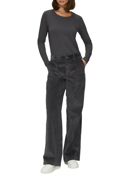 Широкие брюки из микровельвета S.Oliver