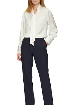 Белая элегантная блуза pussycat bow S.Oliver