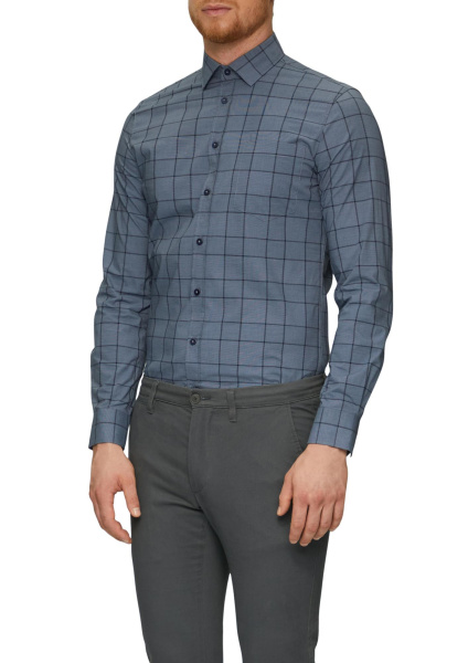 Стильная сорочка приталенного силуэта S.Oliver