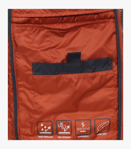 Стеганый жилет темно-синего цвета Casa Moda