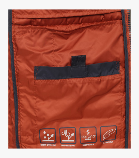 Стеганый жилет темно-синего цвета Casa Moda